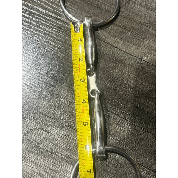 Toklat French Link Hollow Loose Ring Horse Bit 6” - Picture 4 of 6